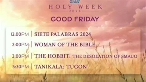 Gma Holy Week Good Friday Afternoon Youtube