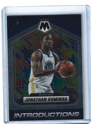 2021 22 Panini Mosaic Introductions 8 Jonathan Kuminga Golden State