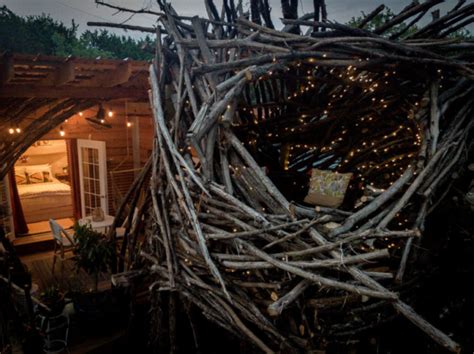 Spend The Night In An Enchanting Bird S Nest At Skybox Cabins In Texas