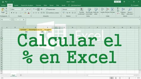 Cómo Calcular Porcentaje En Excel