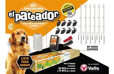 Cerco Electrificador Para Mascotas Kit Completo