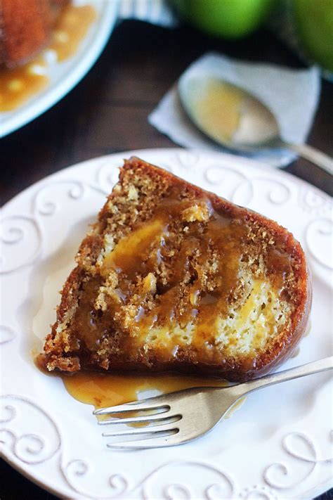 Apple Bundt Cake With Cream Cheese Swirl Life In The Lofthouse