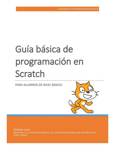 Guia B Sica De Programaci N En Scratch By Antonio Luna Issuu