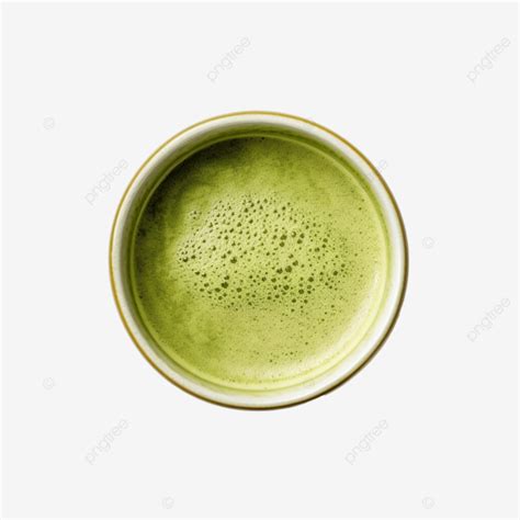 Brown Cup Of Matcha Organic Food Tea PNG Transparent Image And