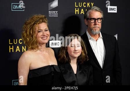 (L-R) Mireille Enos, Vesper Ruck and Alan Ruck at the AMC Network's ...