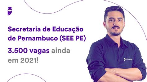 Concurso Secretaria De Educa O De Pernambuco See Pe Vagas