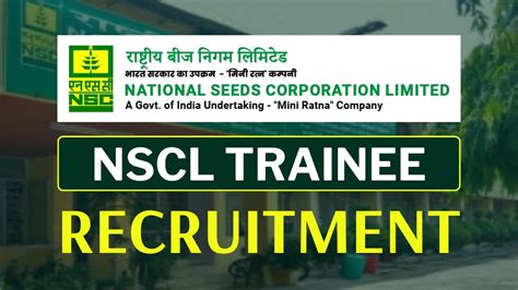 NSCL Recruitment 2024 Check Application Schedule And Apply Now For 188