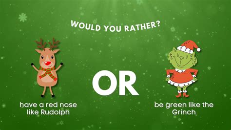 Would You Rather Game – Christmas Edition – Deeper KidMin