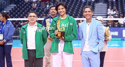 La Salle Lady Spikers Angel Canino Named UAAP Rookie MVP