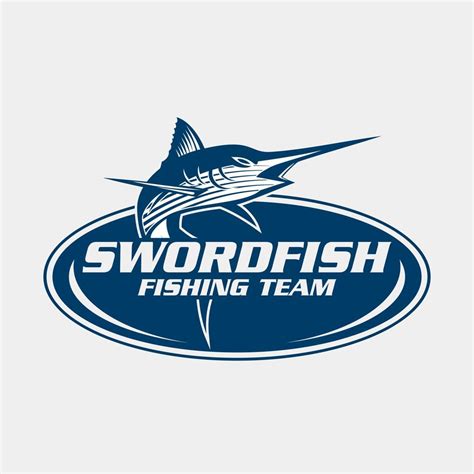 Marlin Swordfish Fish Logo Fishing Design Outdoor Adventure Logo Design