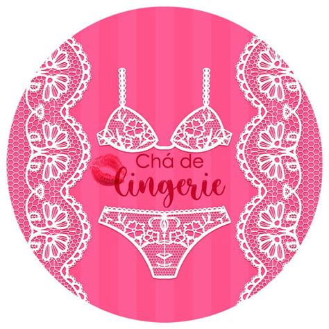 Painel Redondo Sublimado Chá De Lingerie Elo