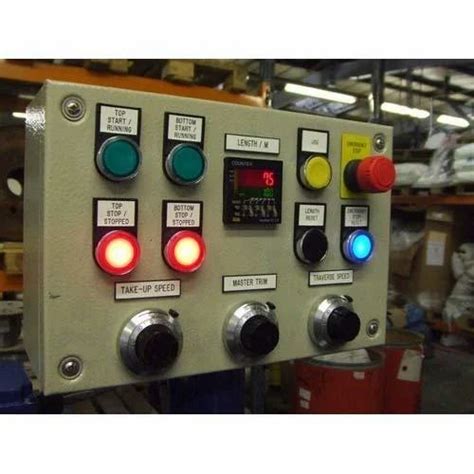 Sheet Metal Single Phase Control Panel IP Rating IP54 For PLC