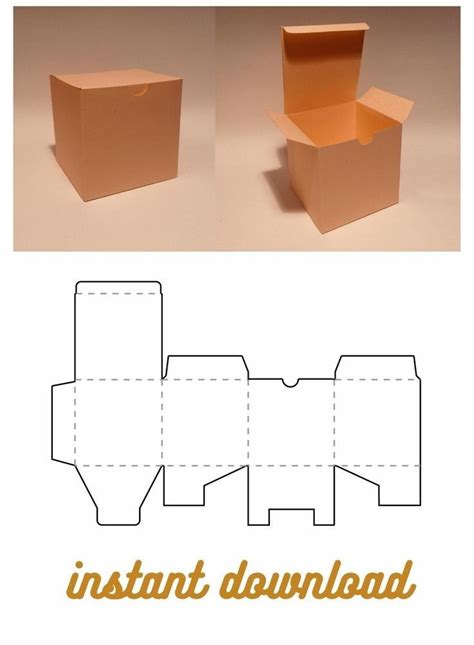 Box Templates Printable Free Diy T Box Template Paper Box Template