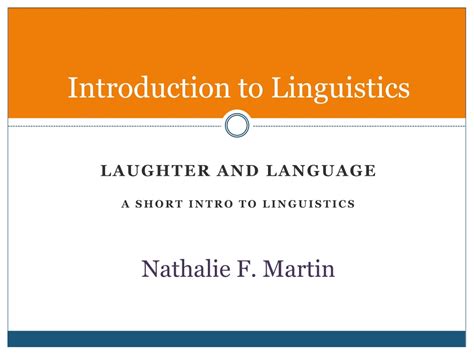 Ppt Introduction To Linguistics Powerpoint Presentation Free