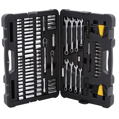 Stanley Mechanics Tool Set 145 Piece Stmt71653 The Home Depot