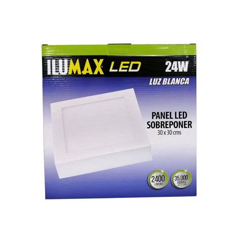 Panel LED 24W Sobreponer Luz Blanca 30X30Cm ILUMAX