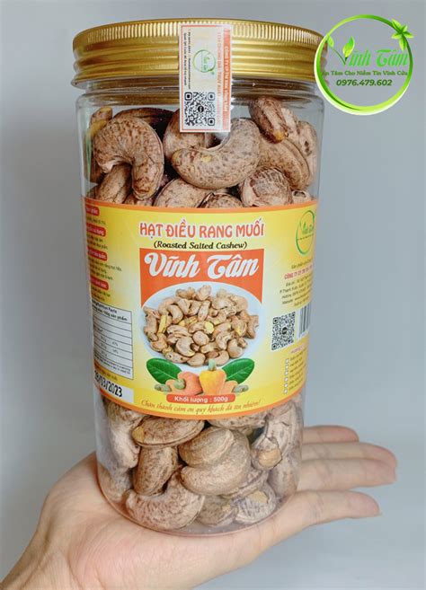 Giá Hạt Điều Vỏ Lụa Rang Muối 500g Giá Hạt Điều Bình Phước