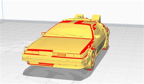 STL file THE DELOREAN TIME MACHINE 🚗・3D printer model to download・Cults