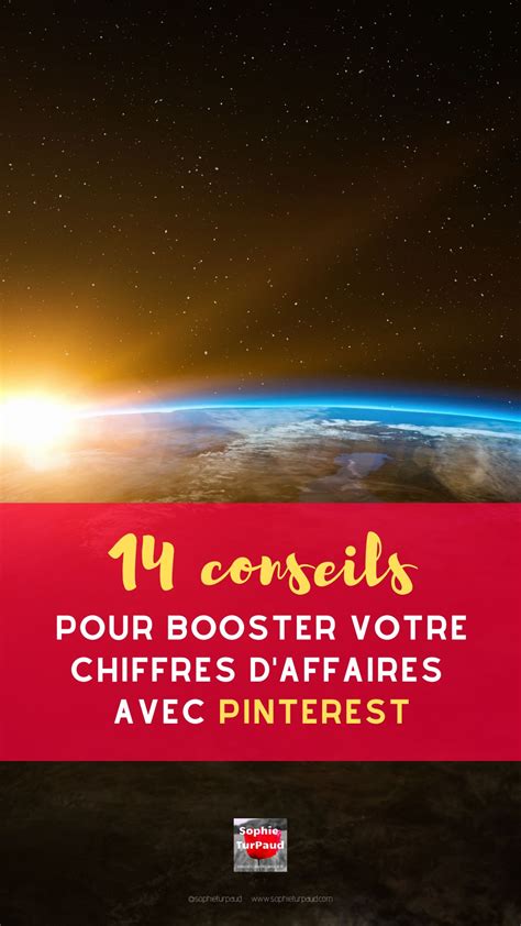 14 Conseils Pour Booster Votre Chiffres D Affaires Avec Pinterest