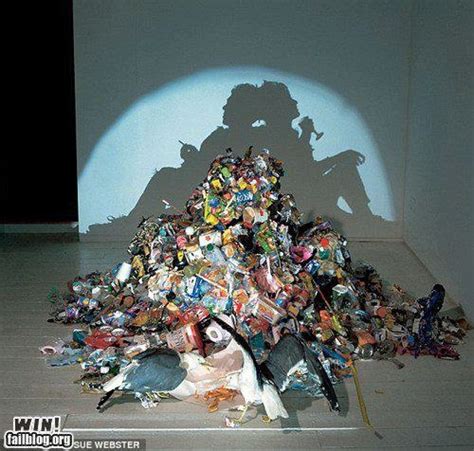 Tim Noble And Sue Webster Shadow Art Trash Art Amazing Art