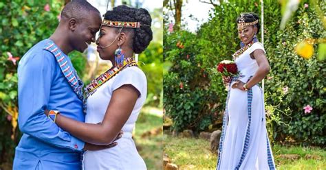 Maasai-Kikuyu Couple Stun in Beautiful Traditional Attire During Their Wedding - Tuko.co.ke