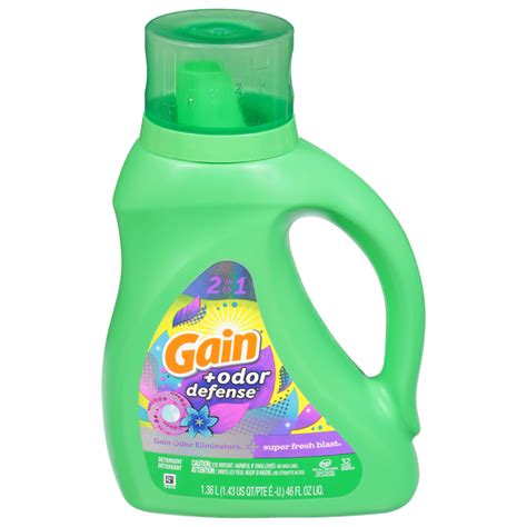 Save On Gain Odor Defense 2 In 1 Super Fresh Blast Liquid Laundry