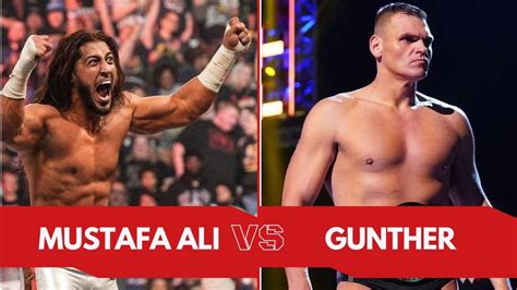 Wwe K Mustafa Ali Vs Gunther Intercontinental Championship