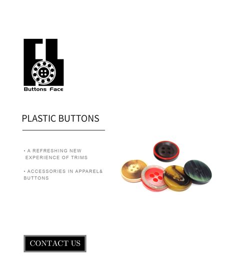 Plastic Clothing Buttons - Buttonsface | Bulk Buttons Design | Type Of