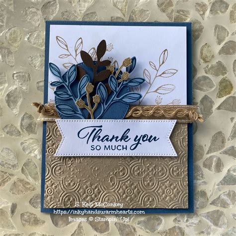 How To Make My Elegant Thank You Card Inky Hands Warm Hearts