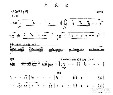 笛子独奏曲深秋叙穆祥来 曲 汉程艺术