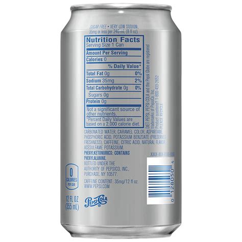 Pepsi Nutrition Facts | Blog Dandk