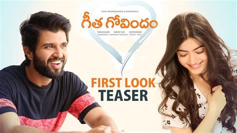 Geetha Govindam First Look Teaser Vijay Devarakonda Rashmika