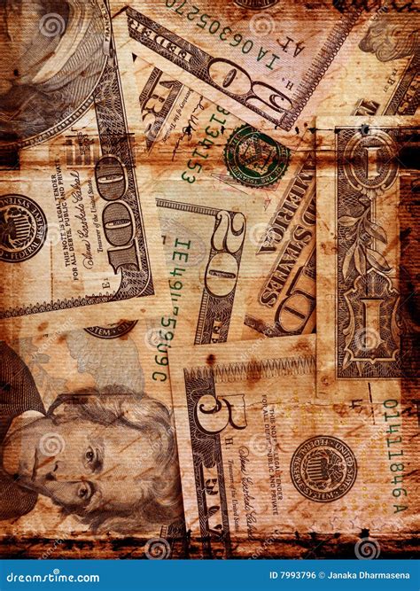 dollar stock photo image  discolored artistic