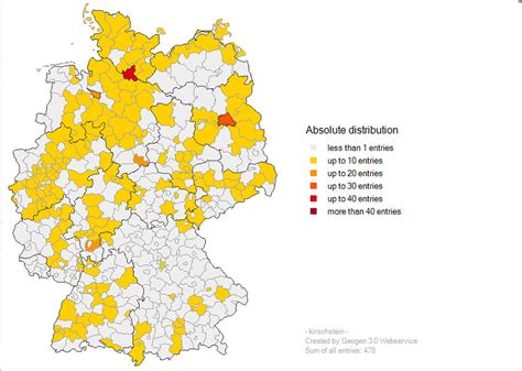 Geogen German Surname Mapping | Sassy Jane Genealogy