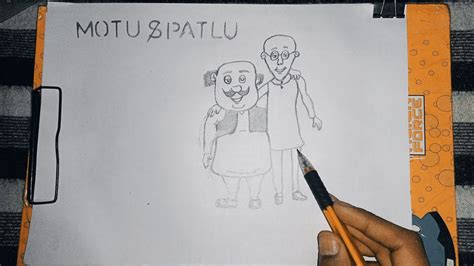 How To Draw Motu Patlu Part 1motu Patlu Drawing Easy Step By Step 🤣🧐🚈