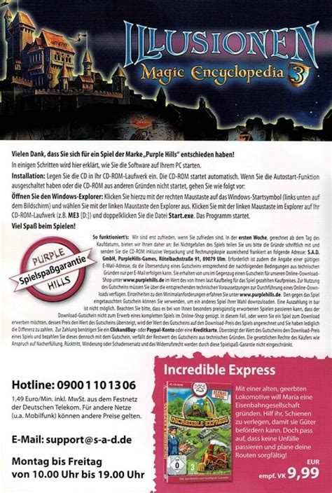 magic encyclopedia illusions  box cover art mobygames