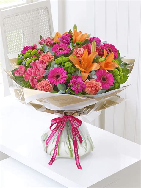 Large Grandparents Day Vibrant Hand Tied Interflora Flower