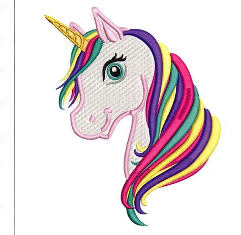 Free Unicorn Machine Embroidery Pattern Hand Embroidery