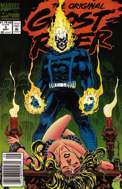 The Original Ghost Rider 3 Newsstand Cover 1992 1994 Marvel Comic