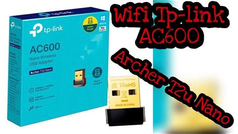 Adaptador Wifi Nano Usb Tp Link Archer T2u Ac600 Pruebas De Funcionamiento Youtube