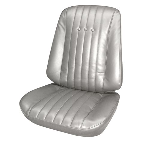 Pui Interiors® 68as37u Front White Madrid Grain Vinyl Bucket Seat