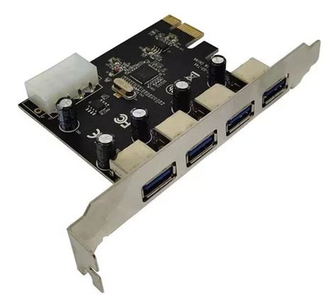 Placa Usb 3 0 Pci E 4 Portas 5gbps Pci Express Pc Kp T102