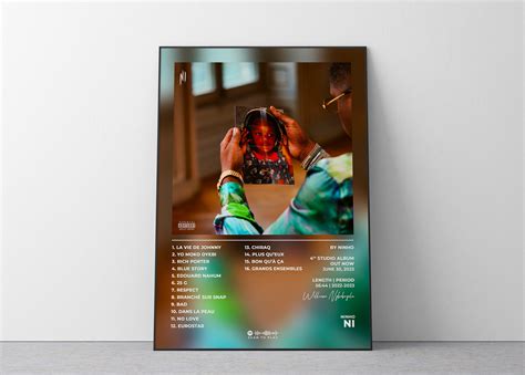 Album Poster NI by Ninho Ninho Poster Rapper Poster - Etsy