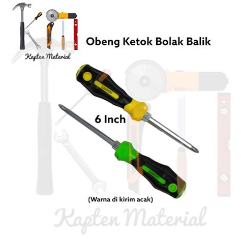 Jual Obeng Ketok Bolak Balik Obeng Ketok BB Magnet Screwdriver Plus