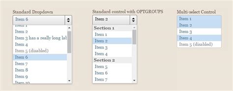 13 Jquery Selectbox Drop Down Plugins — Sitepoint