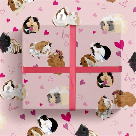 Guinea Pig Wrapping Paper Birthday Guinea Pig T Wrap