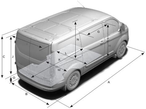 Ford transit detailed dimensions