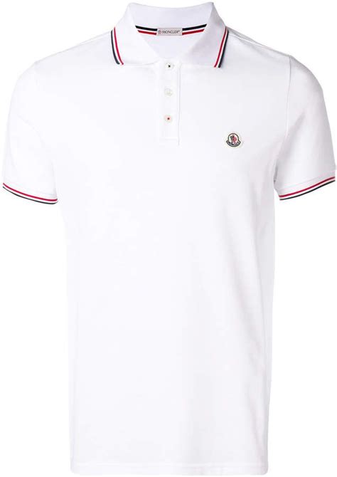 Moncler Striped Trim Polo Shirt Moncler Sport Outfits Mens Outfits