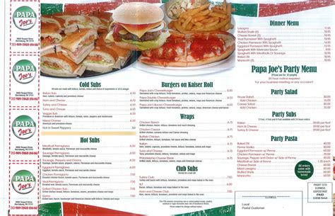 Crazy Joes Pizza Menu - Crazy Loe