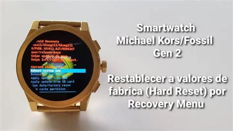 Cómo Cambiar La Hora En Reloj Inteligente Michael Kors ICCSI